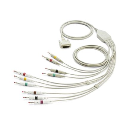 Welch Allyn CP 150 Patient Cable 10-Lead, AHA, Banana For Electrocardiograph Machine - 719653