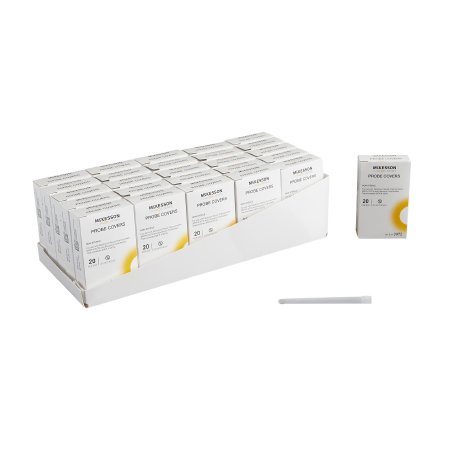 McKesson LUMEON - Axillary / Oral / Rectal Thermometer Probe Cover For use with LUMEON Oral / Axillary and Rectal Electronic Thermometers 500 per Box - 3072