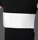 AB Series - Abdominal Binder Small Hook and Loop Closure 30 to 45 Inch Waist Circumference 12 Inch Height Adult - AB430S