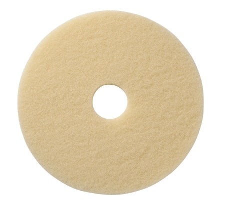 Saalfeld Redistribution Image Hard Floor Burnishing Pad 17 Inch Beige Polyester Fiber - 401517