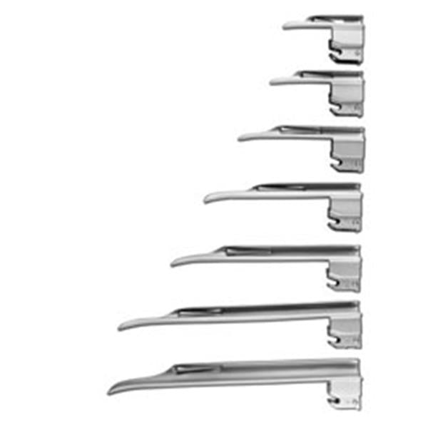 SunMed Blade Fiber Optic Laryngoscope Greenline Child Miller #2 Ea - 5-5233-02