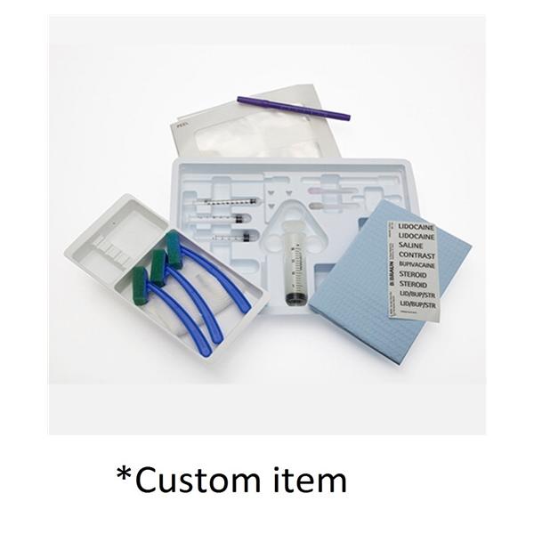 B. Braun Medical Tray Spinal Epidural Continuous Shot Custom Select Pain Center 10/Ca - 555940