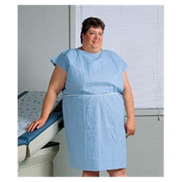 Tidi Products Gown Exam Ultimate 30 In X 42 In Light Blue Scrim Reinforced Tissue 50/Case - 980838