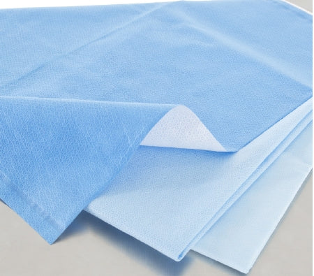 O&M Halyard Inc H300 HALYARD* QUICK CHECK* Sterilization Wrap White / Blue 24 X 24 Inch Dual Layer SMS Polypropylene - 34171