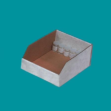Health Care Logistics Health Care Logistics Shelf Caddy Brown / White Corrugated Cardboard 4-1/2 X 9 X 12 Inch - 7470