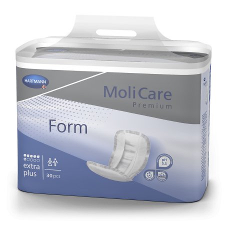 MoliCare Premium Form Extra Plus - Bladder Control Pad 12 x 27 Inch Moderate Absorbency Polymer Core One Size Fits Most Adult Unisex Disposable - 168319