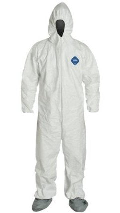 Health Care Logistics Tyvek Coverall Large White Disposable - 12080L