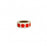 First Healthcare Products - Blank Label Tape Label Dot Red Vinyl 1/2 Diameter - 5154-05