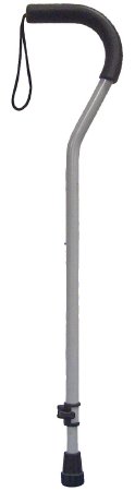 drive - Offset Cane Aluminum 28-3/4 to 37-3/4 Inch Height Black - 10381BLK-6