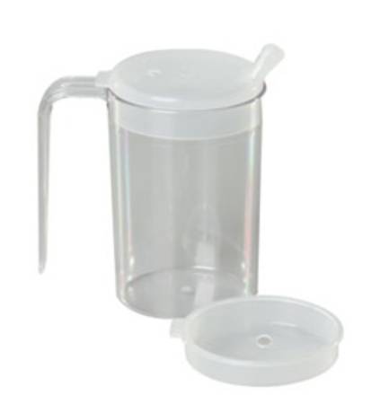 Alimed AliMed Drinking Mug 8 oz. Clear Plastic Reusable - 80840