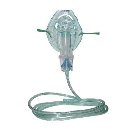 Drive Medical - Handheld Compressor Nebulizer System Small Volume Medication Cup Universal Aerosol Mask Delivery - NEB KIT 600