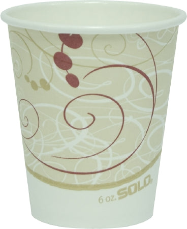 Solo Cup Solo Drinking Cup 6 oz. Symphony Print Paper Disposable - 376SM-J8000