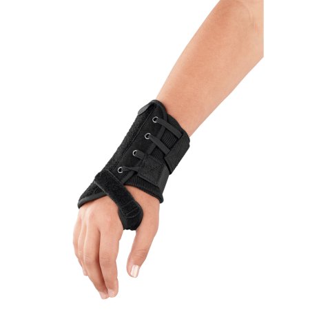 Apollo Universal - Wrist Brace with Thumb Spica Foam Left Hand Black One Size Fits Most - 10653