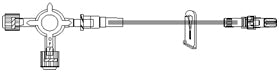 ICU Medical Extension Set 7 Inch Tubing DEHP-Free - B3343