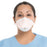 O&M Halyard Inc FluidShield Particulate Respirator / Surgical Mask N95 Pouch Elastic Strap One Size Fits Most Orange - 46727