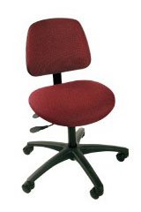 Task Series - Industrial Stool Pneumatic Height Adjustment 5 Casters Gray - CT-3-C