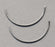 Aspen Surgical Products Richard-Allan Suture Needle 1/2 Circle Taper Point - Light Needle Improved Mayo Catgut Type Size 2 Needle - 222202