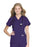 Landau Uniforms Scrub Shirt X-Large Cobalt 2 Pockets Short Set-In Sleeves Female - 70224COBLTXL