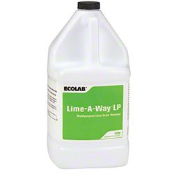 Ecolab Lime-A-Way Hard Water / Lime Scale Remover Acid Based Liquid 1 gal. Jug Unscented - 6101131
