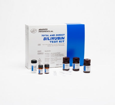 Fisher Scientific Rapid Test Kit Hepatic / General Chemistry Total / Direct Bilirubin Serum / Plasma Sample 100 Tests - 23046765