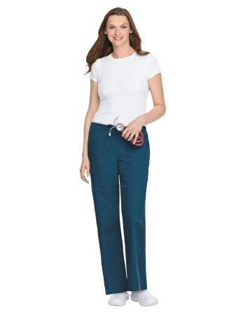 Landau Uniforms Scrub Pants Large / Petite Caribbean Blue Female - 83222CARIBLARGEPET