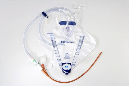 Cardinal Dover Indwelling Catheter Kit Foley 16 Fr. 5 cc Balloon Hydrogel Coated Silicone - PP16SD