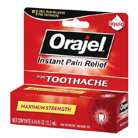 Orajel - Oral Pain Relief 10% Strength Benzocaine Oral Gel 0.25 oz. - 10310022240