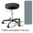 Midmark Corporation Stool Exam Ritter Classic Series Cashmere Blue Casters 5 Leg Ea - 276-001-239