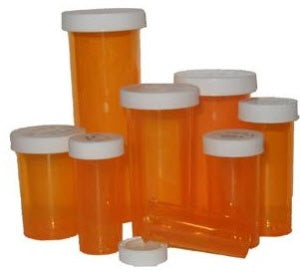 Pharmacy Automation Supplies VIAL, AMBER W/CHLD RESIST CAP 20DR (360/CS) - AVCR20
