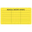 Tabbies Pre-Printed Label Communication Fill In MEDICAL HISTORY UPDATE Fluorescent Chartreuse 1-3/4 X 3-1/4 Inch - AP3600