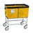 R & B Wire Products - Elevated Basket Truck 4 Bushel Capacity Tubular Steel 5 Inch Clean Wheel System Casters - 464Y