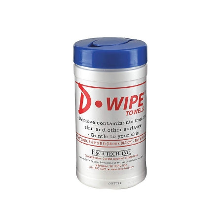 Grainger D-Wipe Surface Cleaner Premoistened Wipe 40 Count Canister Citrus Scent - 3VDJ5