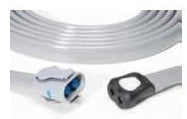 GE Healthcare Air Hose 12 Foot, Adult/Pediatric, Gray Shroud to DINACLICK Connector For GE Dinamap Pro Series, GE Dinamap ProCare, Carescape V100, Compact, MPS Series Monitors - 2058205-001