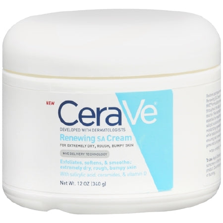 Valeant Pharmaceuticals CeraVe Renewing SA Hand and Body Moisturizer 12 oz. Jar Unscented Cream - 187248130