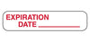 Health Care Logistics Indeed Pre-Printed Label Communication Fill In Expiration Date ____ White 3/8 X 1-5/8 Inch - 2764