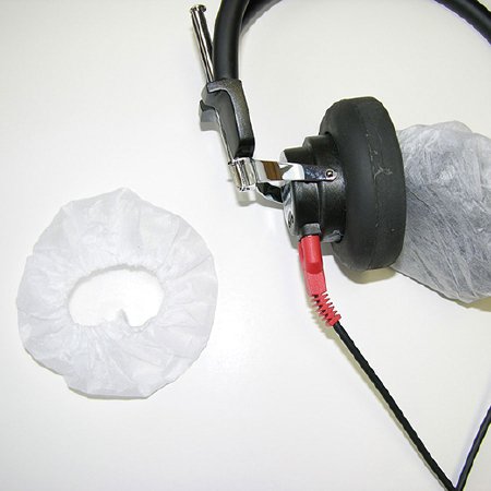 Micro Audiometrics Headphone Cushion Covers White, Disposable For Audiometers - 90.485.02