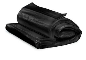 Colonial Bag Corporation Colonial Bag Trash Bag XX Heavy Duty 60 gal. Black LLDPE 1.35 Mil. 38 X 58 Inch X-Seal Bottom Twist Tie Flat Pack - TGG-58XH