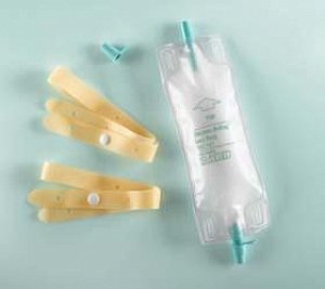 Bard Bard Dispoz-a-Bag Urinary Leg Bag Anti-Reflux Valve 950 mL Vinyl - 4A4174