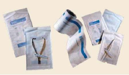 Cardinal Sterilization Pouch EO Gas / Steam 10-1/2 X 28 Inch Transparent / White Self Seal Paper / Film - 92028