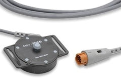 Auxo Medical Transducer With 3 mm x 10 Foot Grey Cable, Round, 12-Pin Connector, Keyed Distal Connector - AM-M1355A