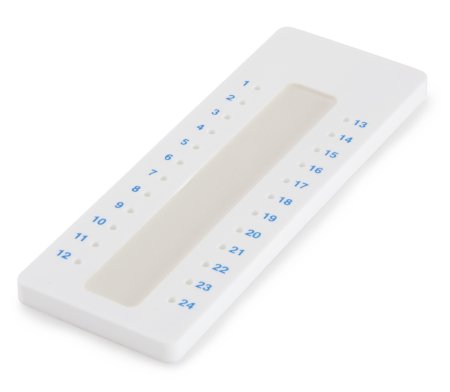 McKesson McKesson Capillary Tube Holding Tray 24-Place, Wax Sealant Microhematocrit Capillary Tubes - 553