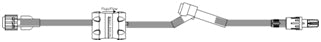 ICU Medical Extension Set 20 Inch Tubing 1 Port 3.9 mL Priming Volume DEHP-Free - SC9072