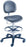 McKesson - Laboratory Stool Backrest Pneumatic Height Adjustment Azure Blue - 4865-SR106