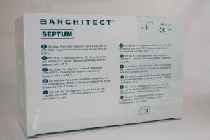 Architect - Septum 200 Septum per Pack For i1000SR, i2000 and i2000SR Analyzers - 04D1803