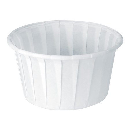 Solo - Souffle Cup 4 oz. White Paper Disposable - 400-2050