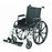 Merits Health Products Wheelchair Sequoia Dual Axle Desk Length Arm Flip Back / Padded Arm Style 8 Inch Front Casters / 24 Inch Rear Wheels Black Upholstery 18 Inch Seat Width 250 Lbs. Weight Capacity - L222AMDFMUO