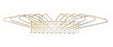 Alimed - Compact Apron Rack Wall Mounted Almond - 921984