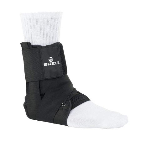 Breg - Ankle Brace Large Lace-Up / Figure-8 Strap Closure Left or Right Foot - 100621-040