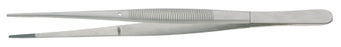BR Surgical BR Surgical Dressing Forceps Potts-Smith 10 Inch Surgical Grade Stainless Steel NonSterile NonLocking Thumb Handle Straight Serrated Tips - BR10-11225