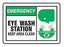 Grainger Accuform First Aid Sign Emergency Eye Wash Station - 9RD90